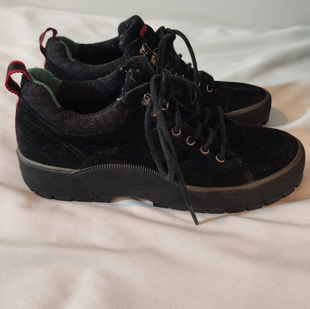 Sebago Black Suede Sneakers Minor Wear 8.5M